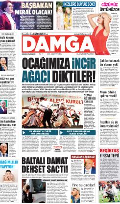 DAMGA 26 Aralık 2022 Pazartesi Sayfaları