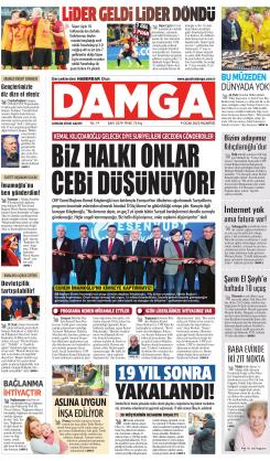 DAMGA 9 Ocak 2023 Pazartesi Sayfaları