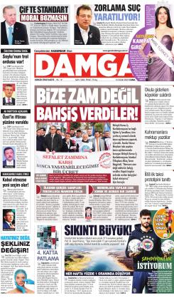 DAMGA 13 Ocak 2023 Cuma Sayfaları