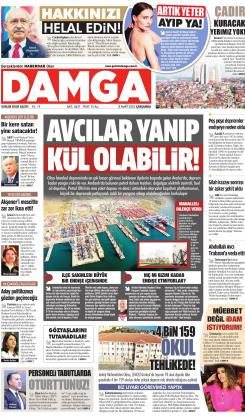 DAMGA 8 Mart 2023 Çarşamba Sayfaları