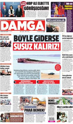 DAMGA 10 Mart 2023 Cuma Sayfaları