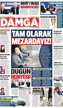 DAMGA 13 Mart 2023 Pazartesi Sayfaları