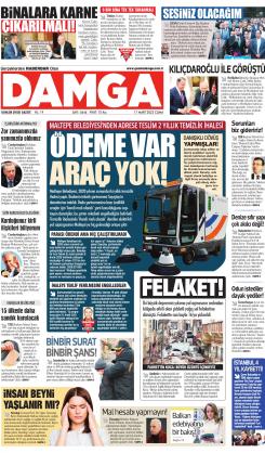 DAMGA 17 Mart 2023 Cuma Sayfaları