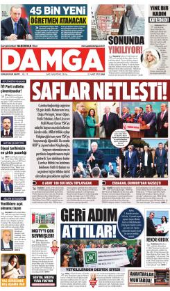 DAMGA 21 Mart 2023 Salı Sayfaları