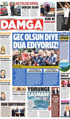 DAMGA 4 Nisan 2023 Salı Sayfaları