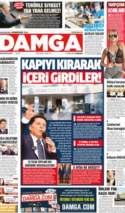 DAMGA 31 Ekim 2024 Perşembe Sayfaları