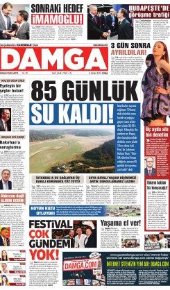 DAMGA 08 Kasım 2024 Cuma Sayfaları