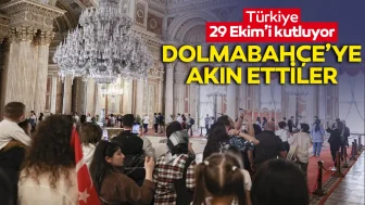 Cumhuriyet Bayramı’nda Dolmabahçe Sarayı’nda 29 Ekim izdihamı!