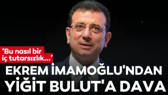 Ekrem İmamoğlu, 'milli güvenlik sorunudur' sözünü affetmedi, Yiğit Bulut'a dava açtı