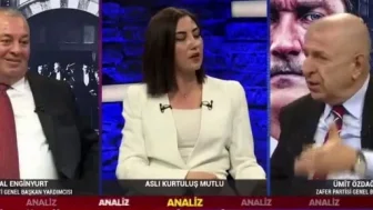 Ümit Özdağ, Sözcü TV Yayınını Terk Etti! "Benim Muhatabım Milletvekili Değil, Genel Başkandır"