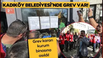 Kadıköy Belediyesi’nde grev var!