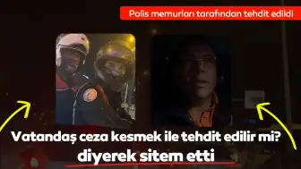 Mehmet Mert trafikte polisle tartıştı: "Vatandaş ceza ile tehdit edilir mi?"