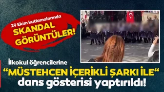 İlkokul'da skandal görüntüler: Öğrencilere müstehcen içerikli müzikle dans gösterisi yaptırıldı