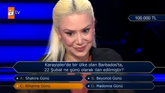 Barbados'ta 22 Şubat Hangi Ünlünün Günü Olarak Kutlanıyor? "Kim Milyoner Olmak İster?" Sorusu