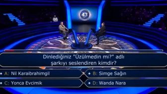 Kim Milyoner Olmak İster’de Şaşırtan Soru: Simge Sağın ve Wanda Nara Cevap Şıklarında!