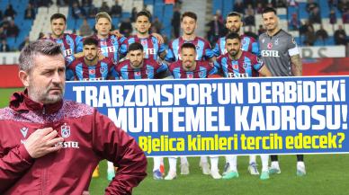 Trabzonspor'un Fenerbahçe maçı muhtemel 11'i! 18 Mayıs 2023