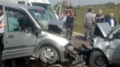 Annesnin cenazesine giderken eşiyle birlikte öldü