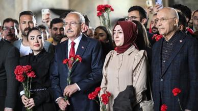 Kemal Kılıçdaroğlu’na Anıtkabir’de yoğun ilgi!