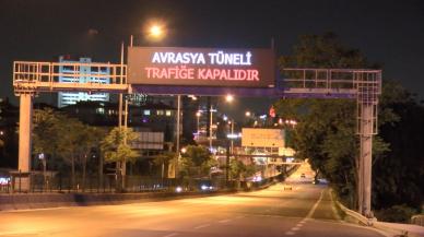 Avrasya Tüneli trafiğe kapatıldı