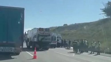 Çatalca'da zincirleme trafik kazası: Yaralılar var