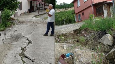 Afet bölgesi ilan edildi! O mahallenin yolunda derin yarıklar oluştu, 25 ev ve 1 cami boşaltıldı