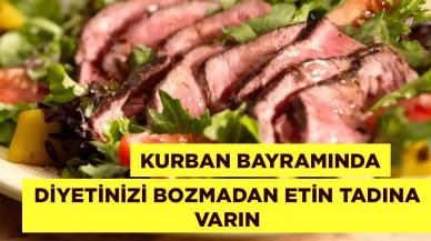 Kurban Bayramı'nda diyeti bozmak istemeyenler için harika bir Biftekli Salata tarifi