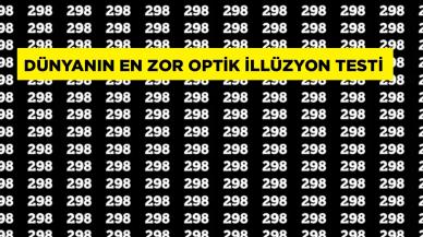 Dünyanın en zor optik illüzyon bulmacası! Gizli rakamı bulmak imkansız…