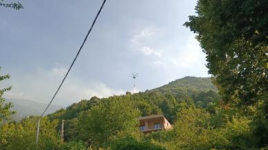 Uludağ'ın eteklerinde yangın çıktı