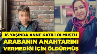 Annesini otomobilin anahtarını vermediği için öldürmüş