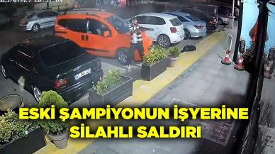 Eski şampiyonun iş yerine pompalı tüfekle saldırı