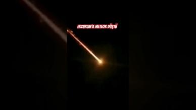 Meteorun düştüğü anlar bir vatandaş tarafından kayda alındı