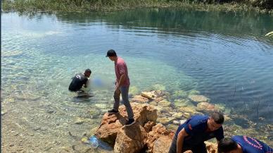 Serinlemek için girdiği gölde boğuldu