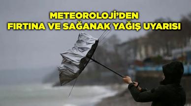 Meteoroloji'den Fırtına ve Yağış Uyarısı