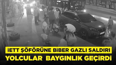 İETT şöförüne biber gazı sıktı: Yolcular baygınlık geçirdi