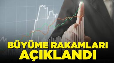 İkinci çeyrek büyüme rakamları açıklandı