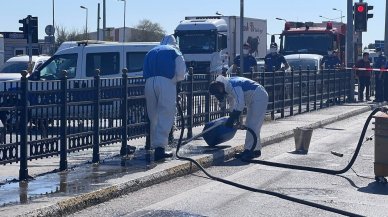 İstanbu'da kimyasal alarm: Yol trafiğe kapatıldı, çevredekiler uzaklaştırıldı