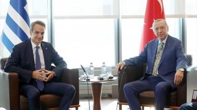 Erdoğan Miçotakis'le bir araya geldi