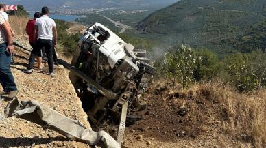 Beton mikserleri çarpıştı: 1 ölü, 1 yaralı