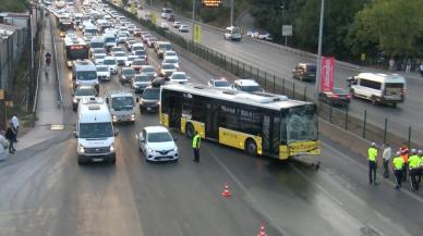 İETT otobüsleri ile minibüs kazaya karıştı: Trafik felç oldu