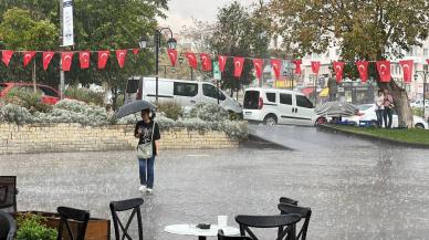 Tekirdağ'da sağanak etkili oldu