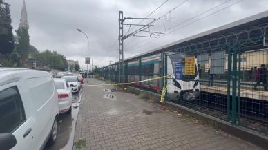 Marmaray'da bir kadın rayların üzerine düştü!