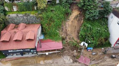 19 mahallede su baskını ve heyelan: 16 kişi tahliye edildi