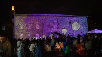 Sur Kültür Yolu Festivali’nde mapping gösterisi ilgiyle izlendi