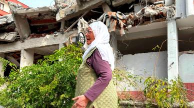 4 yıl sonra yeniden görmeye başlayan kadın: Enkazları görünce içim parçalandı