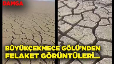 Büyükçekmece Gölü’nden korkutan görüntüler geldi!