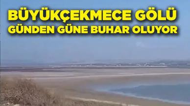 Büyükçekmece Gölü günden güne buhar oluyor…