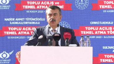 Bakan Tekin Toplu Açılış ve Temel Atma Töreni'ne katıldı