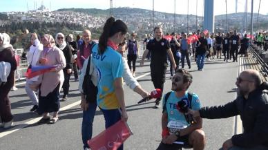 Maratonda evlilik teklifi!