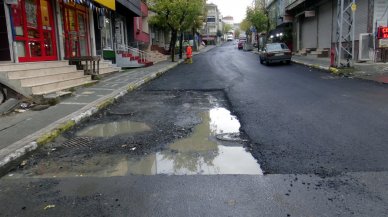 Park engeline takılan yol asfaltsız kaldı: 'Burası cezalı gibi'