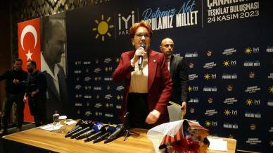 Meral Akşener Çanakkale'de partisinin başkan adayını açıkladı